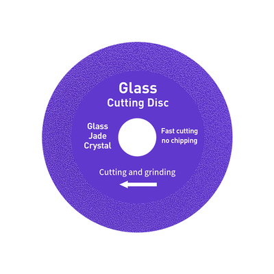 Hoja de sierra de diamante de corte de cerámica de vidrio de 4 '' 100 mm para amoladora angular