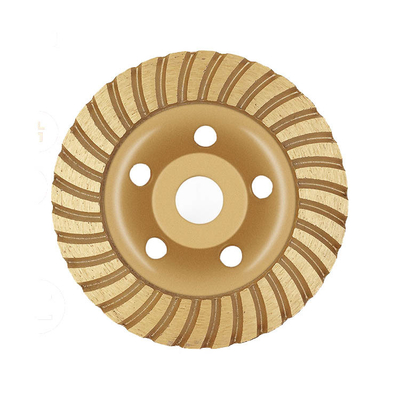 Forma de cuenco de rueda de disco abrasivo de diamante de talla de madera de hormigón de 115 mm