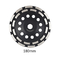 7 disco abrasivo de pulido de la fila del doble de la pulgada 180m m Diamond Cup Wheel