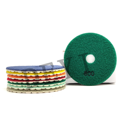 4 renovación de Grit Diamond Polishing Pad For Stone del mármol 200 de la pulgada
