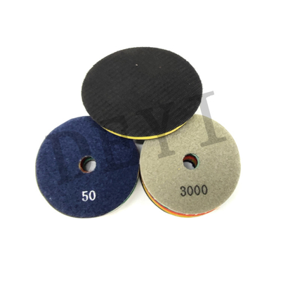 Avance lentamente 3 la piedra mojada del paso 100 Grit Diamond Pad For Quartz Engineered