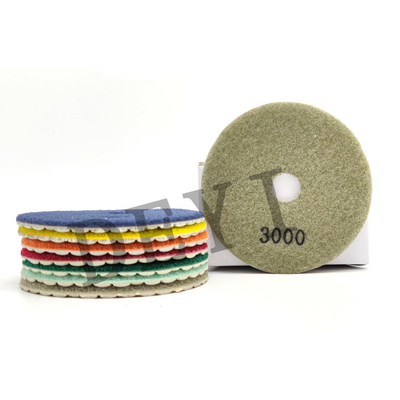El enarenar del granito del mármol de 50 Grit Diamond Stone Polishing Pads For